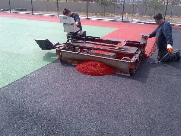 EPDM Zemin Kaplama Tenis Kortu Yapımı