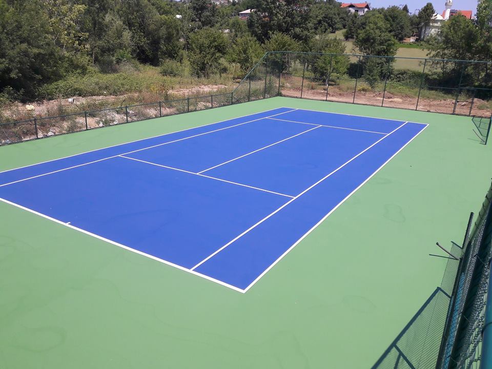 İstanbul  Florya Kent Konutları Tenis Kortu Zemin Kaplama